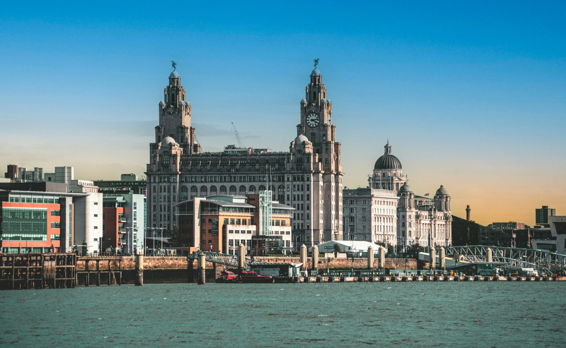 Liverpool waterfront skyline